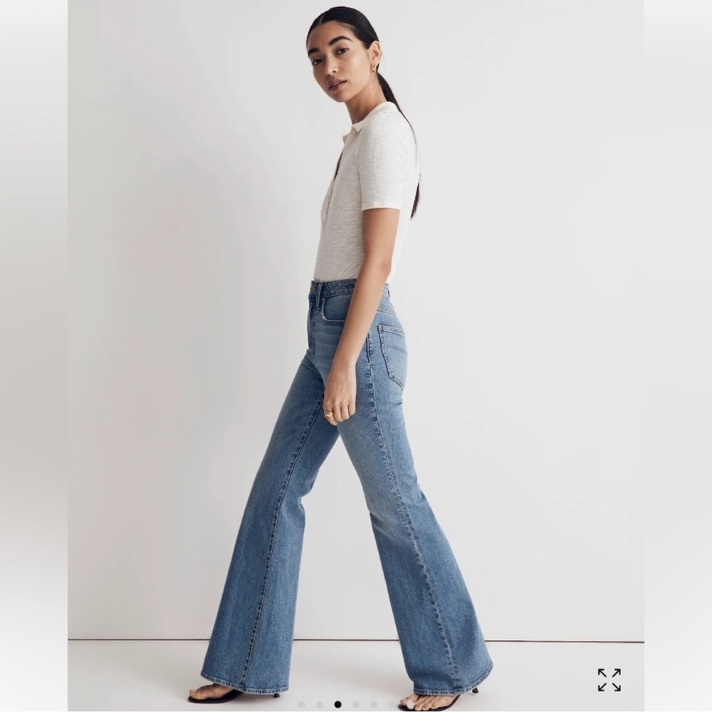 MADEWELL Perfect Vintage Flare Jeans Tarlow Wash Size 29 x 30